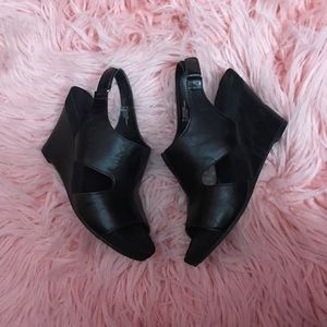 Final Markdown!💥 Black Wedge Heels